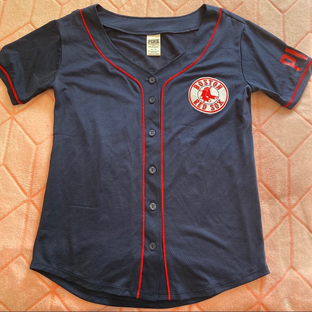 PINK Red Sox jersey!